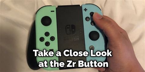 zr button on nintendo switch.